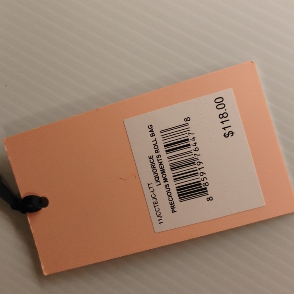 Juicy Couture Liquorice Precious Moments Roll Bag NWT - Picture 10 of 10